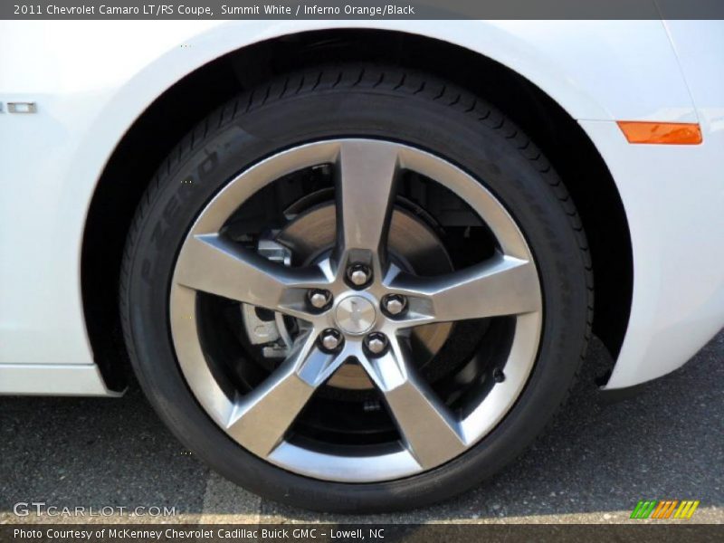 Summit White / Inferno Orange/Black 2011 Chevrolet Camaro LT/RS Coupe