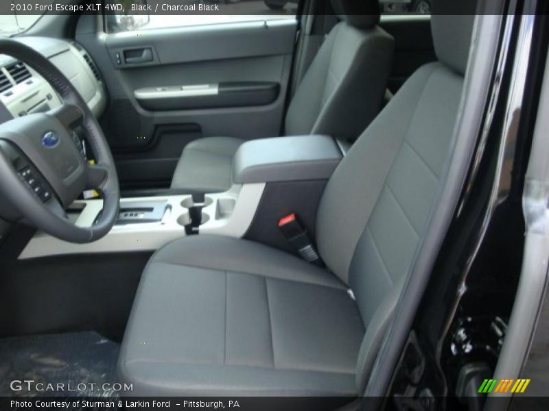 Black / Charcoal Black 2010 Ford Escape XLT 4WD