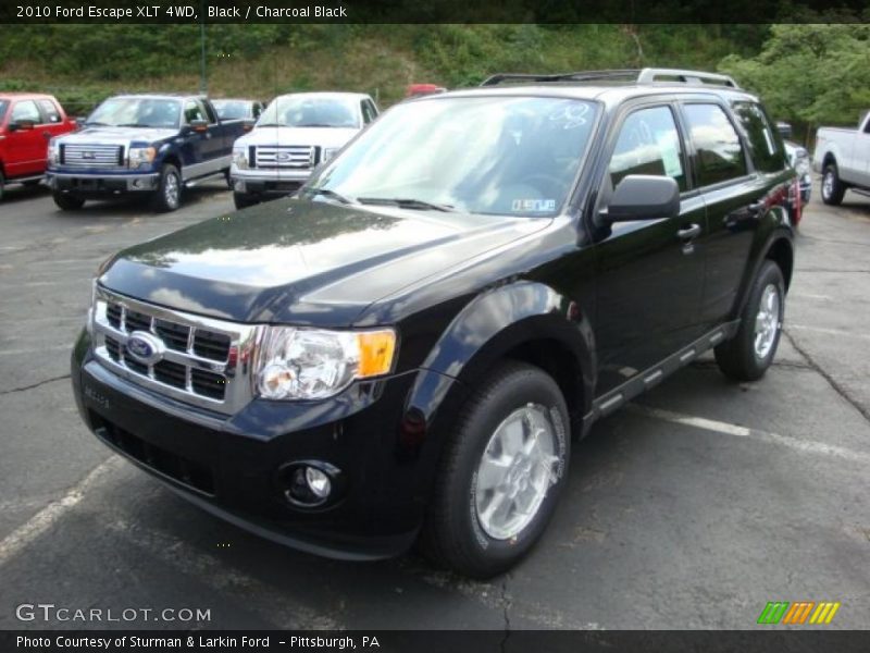 Black / Charcoal Black 2010 Ford Escape XLT 4WD