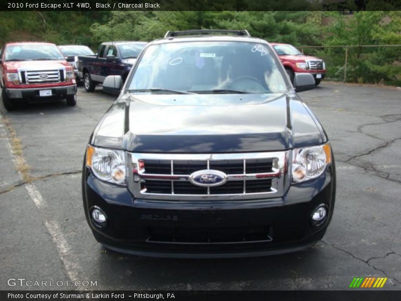 Black / Charcoal Black 2010 Ford Escape XLT 4WD