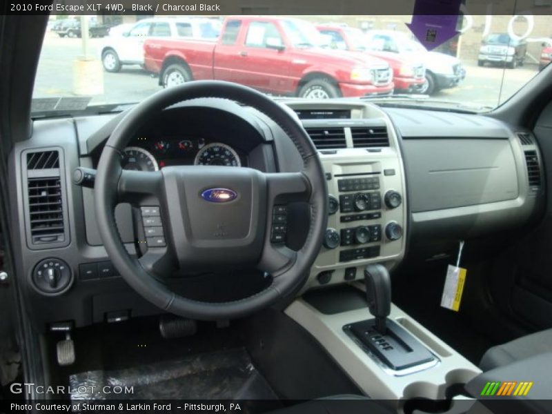 Black / Charcoal Black 2010 Ford Escape XLT 4WD
