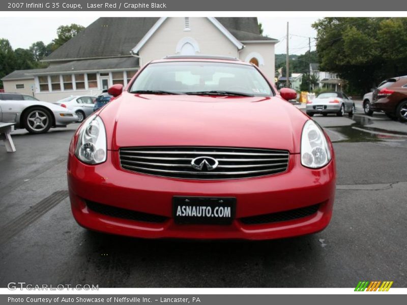 Laser Red / Graphite Black 2007 Infiniti G 35 Coupe