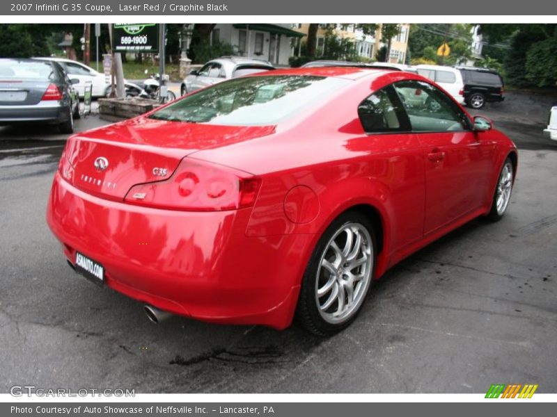 Laser Red / Graphite Black 2007 Infiniti G 35 Coupe