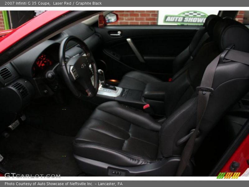 Laser Red / Graphite Black 2007 Infiniti G 35 Coupe
