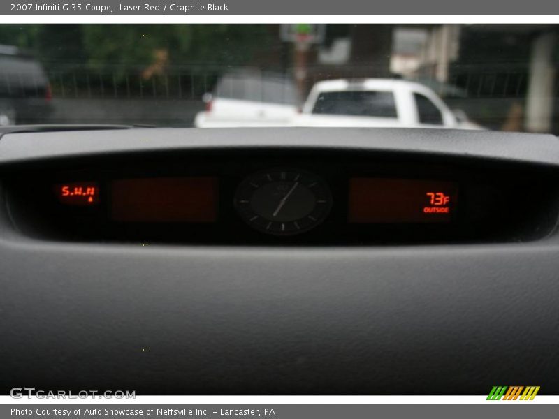 Laser Red / Graphite Black 2007 Infiniti G 35 Coupe