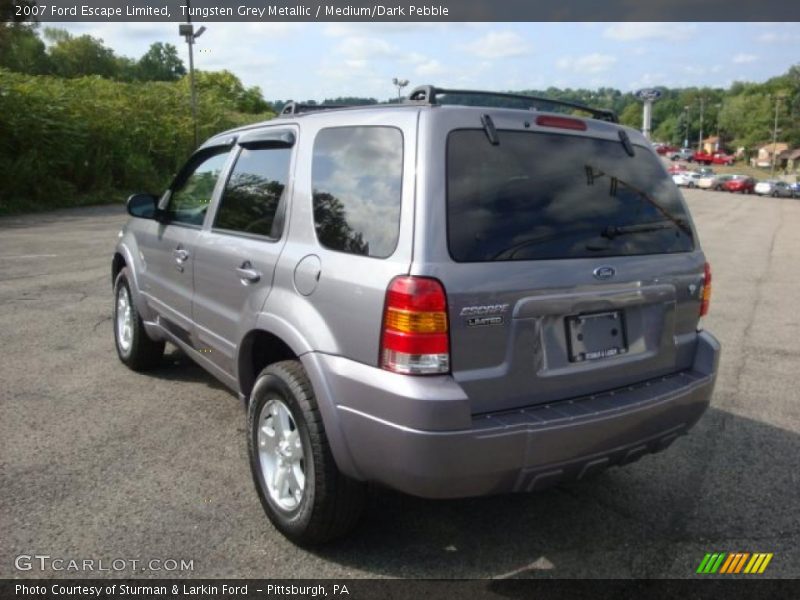 Tungsten Grey Metallic / Medium/Dark Pebble 2007 Ford Escape Limited