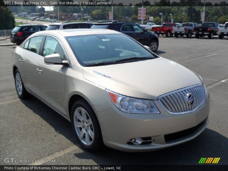 Gold Mist Metallic / Cocoa/Cashmere 2011 Buick LaCrosse CXL