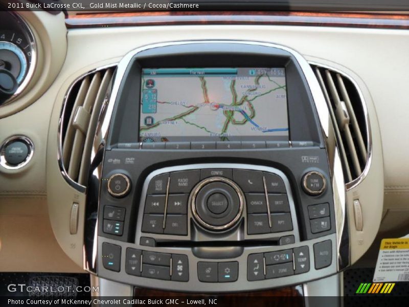 Gold Mist Metallic / Cocoa/Cashmere 2011 Buick LaCrosse CXL
