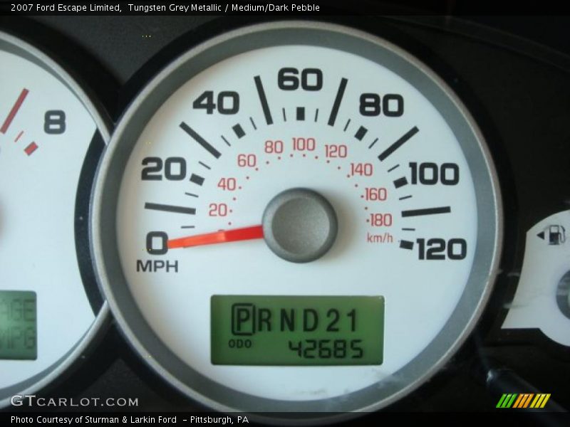 Tungsten Grey Metallic / Medium/Dark Pebble 2007 Ford Escape Limited