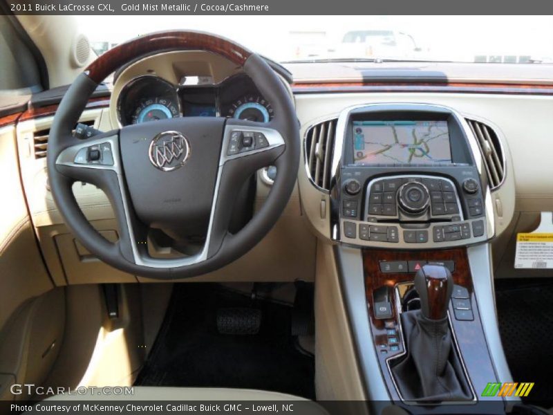 Gold Mist Metallic / Cocoa/Cashmere 2011 Buick LaCrosse CXL