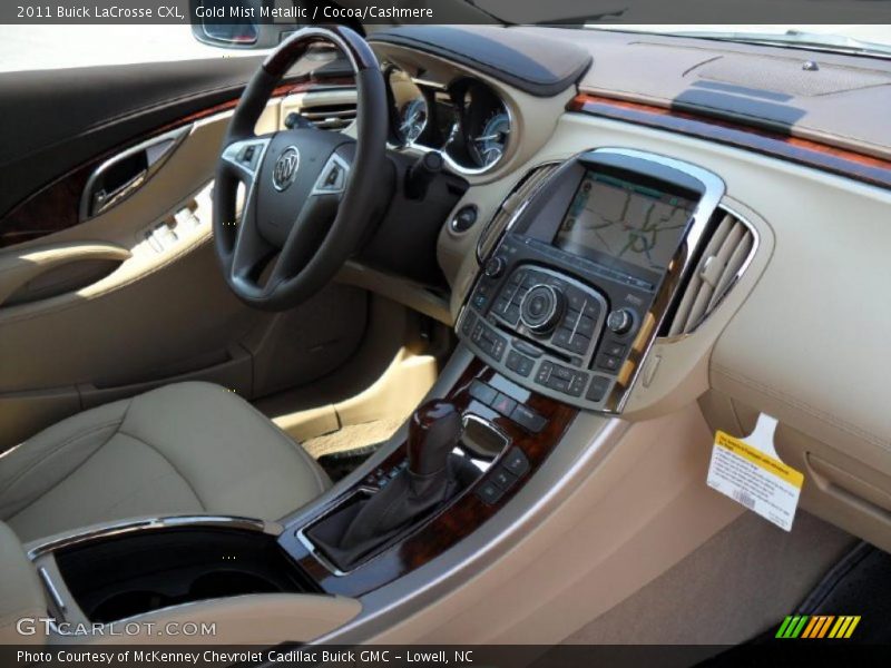 Gold Mist Metallic / Cocoa/Cashmere 2011 Buick LaCrosse CXL