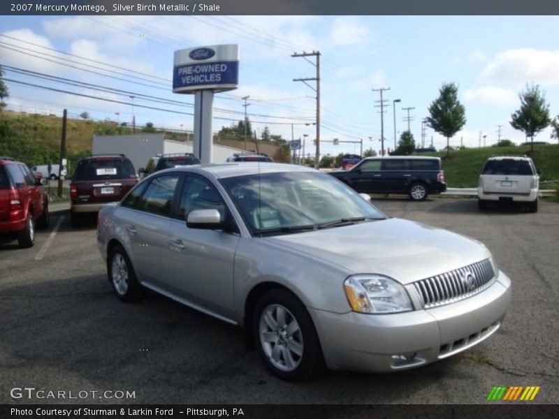 Silver Birch Metallic / Shale 2007 Mercury Montego