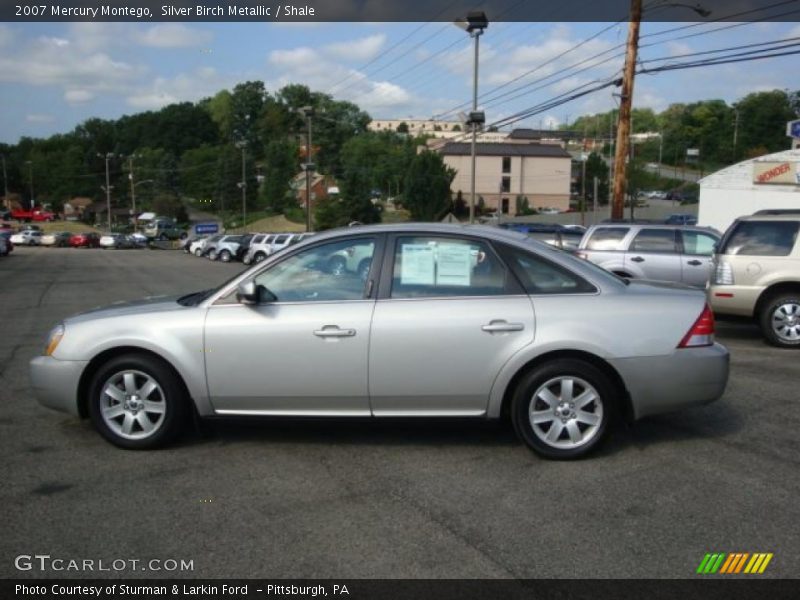 Silver Birch Metallic / Shale 2007 Mercury Montego