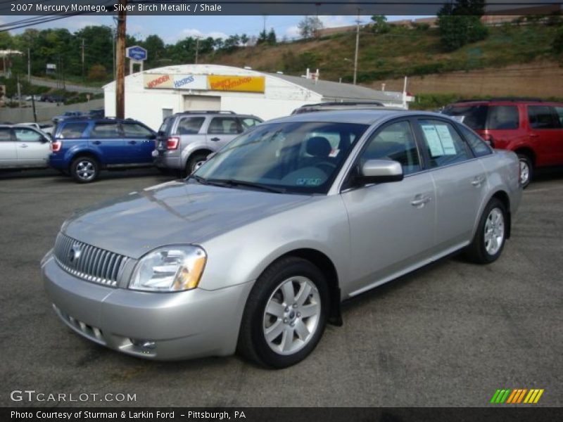 Silver Birch Metallic / Shale 2007 Mercury Montego