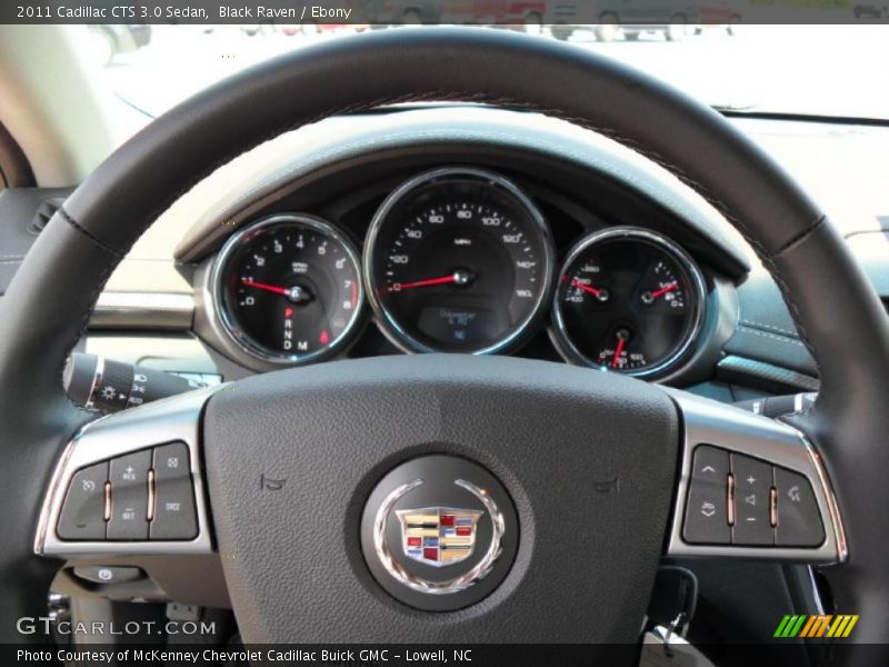 Black Raven / Ebony 2011 Cadillac CTS 3.0 Sedan