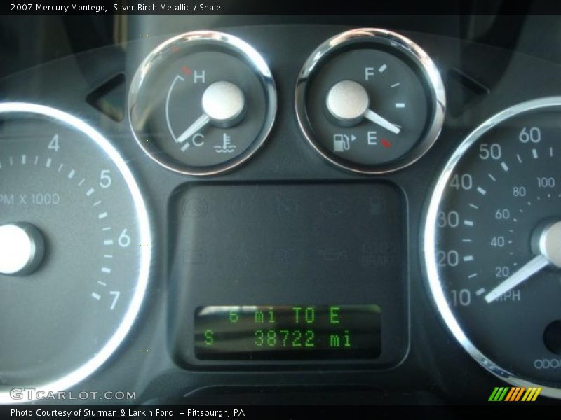 Silver Birch Metallic / Shale 2007 Mercury Montego