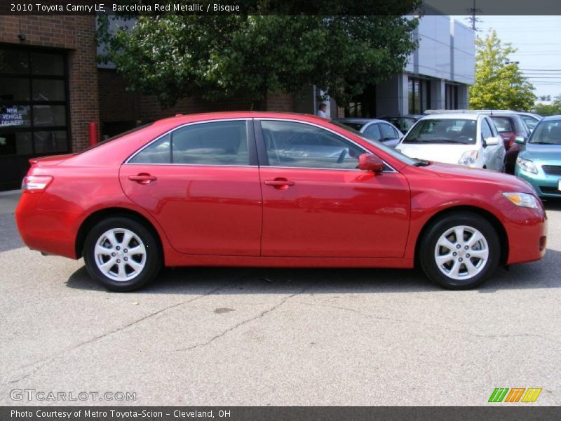 Barcelona Red Metallic / Bisque 2010 Toyota Camry LE