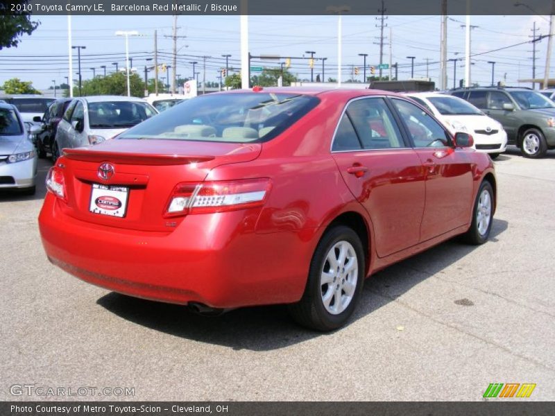 Barcelona Red Metallic / Bisque 2010 Toyota Camry LE