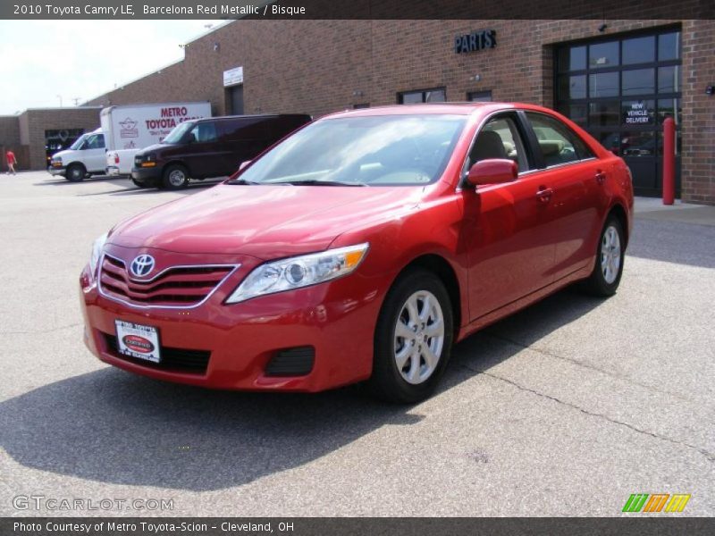 Barcelona Red Metallic / Bisque 2010 Toyota Camry LE