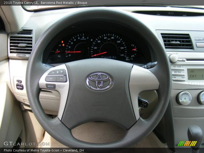 Barcelona Red Metallic / Bisque 2010 Toyota Camry LE