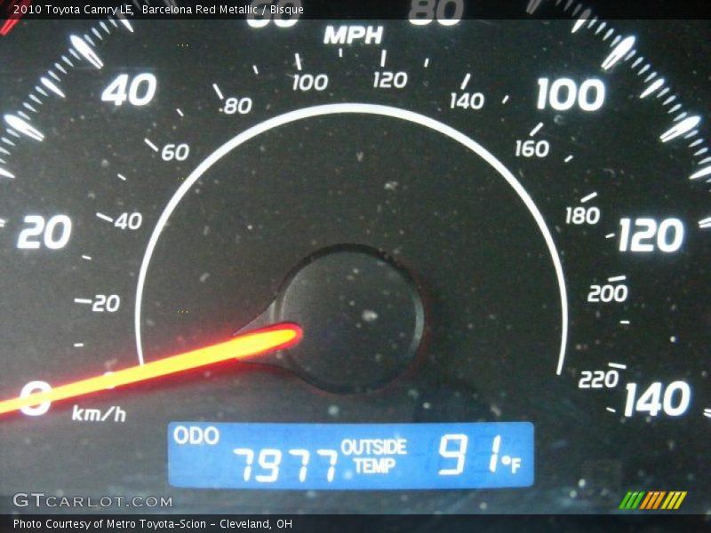 Barcelona Red Metallic / Bisque 2010 Toyota Camry LE