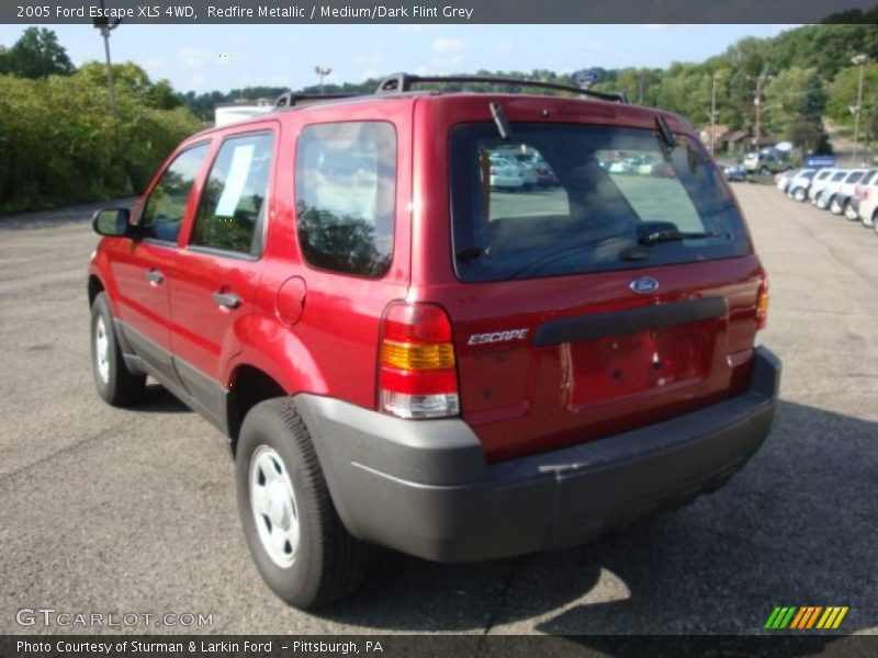 Redfire Metallic / Medium/Dark Flint Grey 2005 Ford Escape XLS 4WD