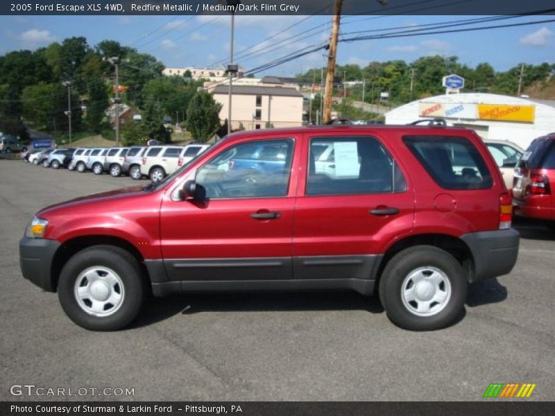 Redfire Metallic / Medium/Dark Flint Grey 2005 Ford Escape XLS 4WD