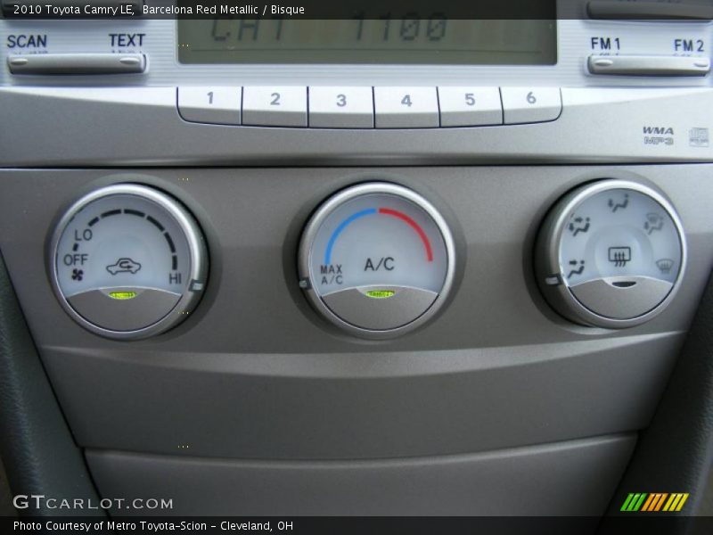 Barcelona Red Metallic / Bisque 2010 Toyota Camry LE