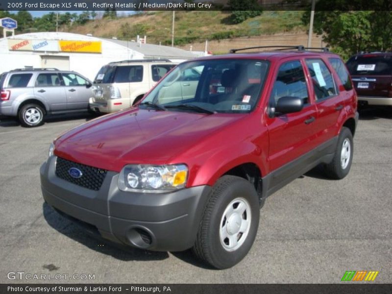 Redfire Metallic / Medium/Dark Flint Grey 2005 Ford Escape XLS 4WD