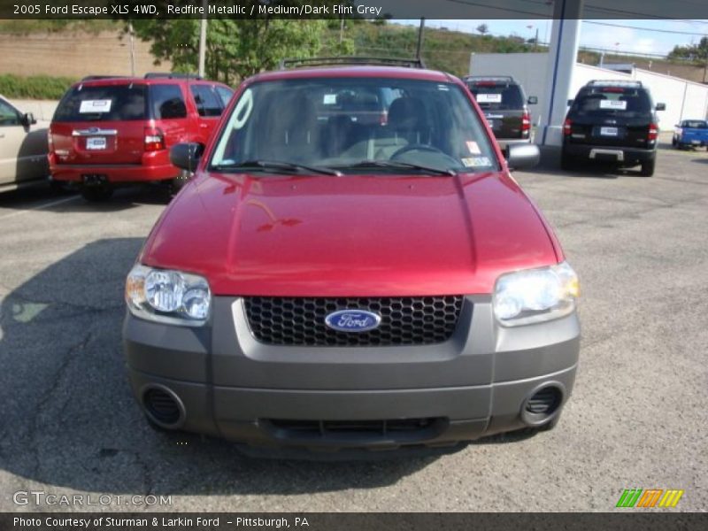 Redfire Metallic / Medium/Dark Flint Grey 2005 Ford Escape XLS 4WD