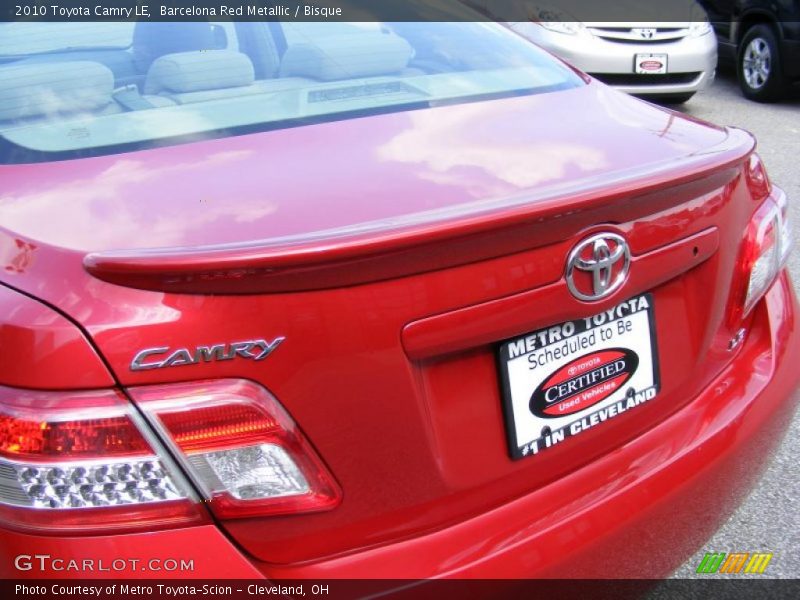 Barcelona Red Metallic / Bisque 2010 Toyota Camry LE