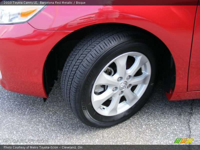 Barcelona Red Metallic / Bisque 2010 Toyota Camry LE