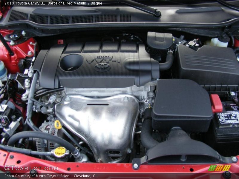 Barcelona Red Metallic / Bisque 2010 Toyota Camry LE