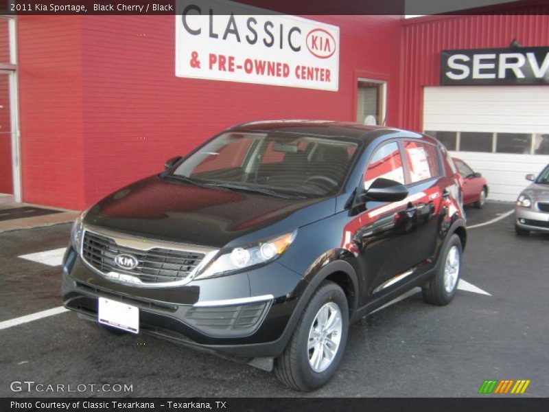 Black Cherry / Black 2011 Kia Sportage