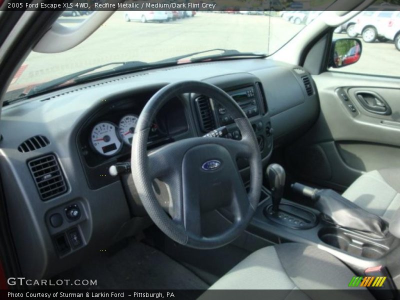 Redfire Metallic / Medium/Dark Flint Grey 2005 Ford Escape XLS 4WD