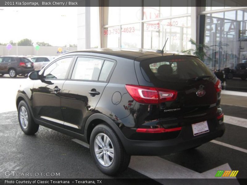 Black Cherry / Black 2011 Kia Sportage