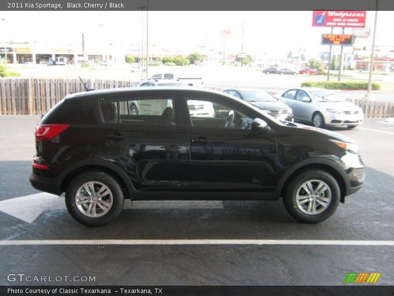 Black Cherry / Black 2011 Kia Sportage