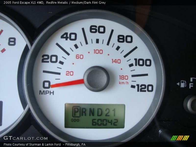 Redfire Metallic / Medium/Dark Flint Grey 2005 Ford Escape XLS 4WD