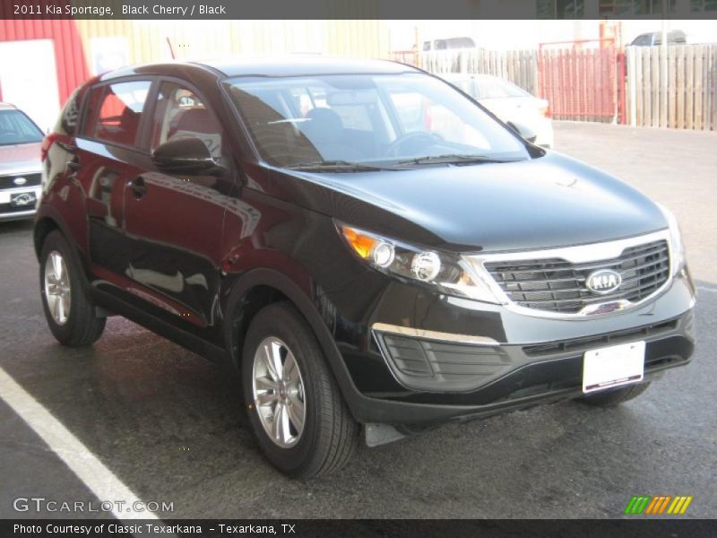 Black Cherry / Black 2011 Kia Sportage