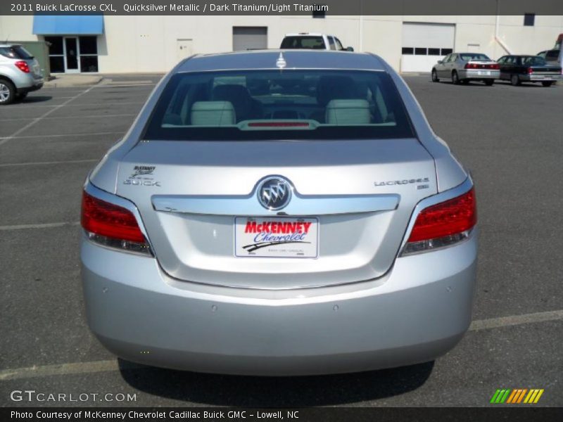 Quicksilver Metallic / Dark Titanium/Light Titanium 2011 Buick LaCrosse CXL