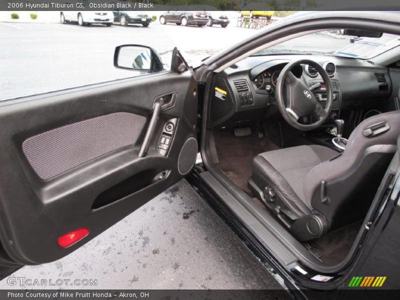 Obsidian Black / Black 2006 Hyundai Tiburon GS