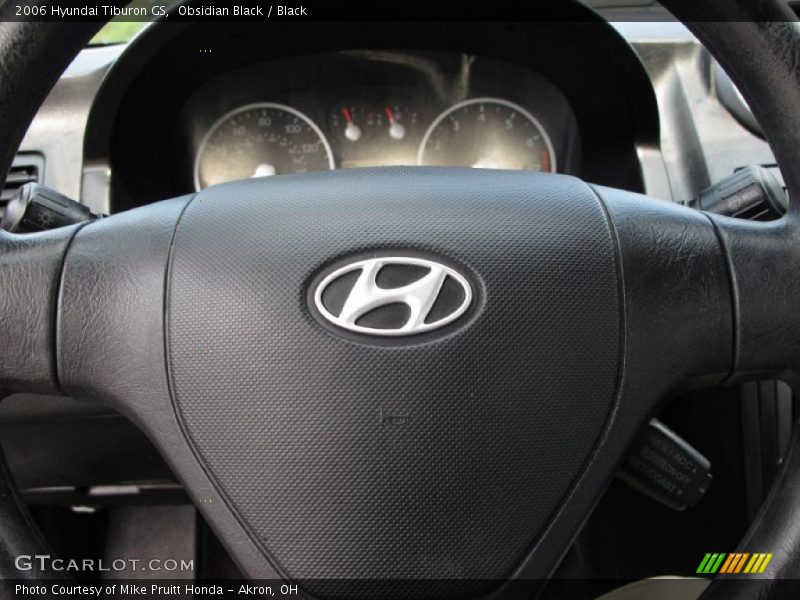 Obsidian Black / Black 2006 Hyundai Tiburon GS