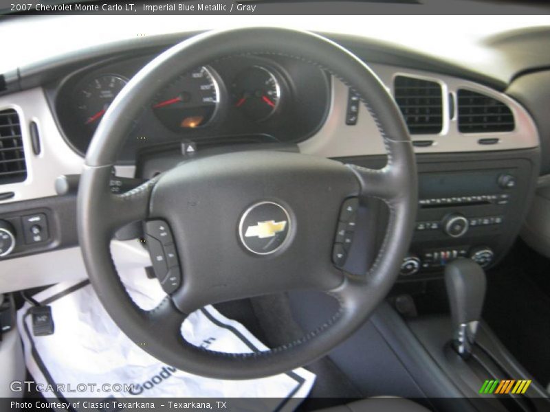 Imperial Blue Metallic / Gray 2007 Chevrolet Monte Carlo LT