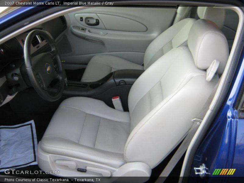 Imperial Blue Metallic / Gray 2007 Chevrolet Monte Carlo LT