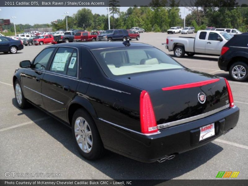 Black Raven / Shale/Cocoa Accents 2011 Cadillac DTS