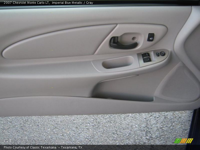 Imperial Blue Metallic / Gray 2007 Chevrolet Monte Carlo LT