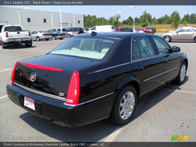 Black Raven / Shale/Cocoa Accents 2011 Cadillac DTS
