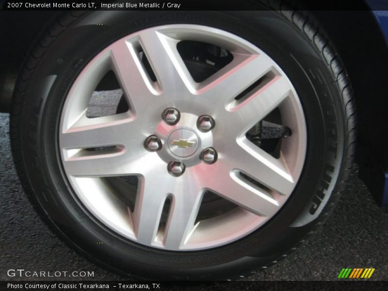 Imperial Blue Metallic / Gray 2007 Chevrolet Monte Carlo LT