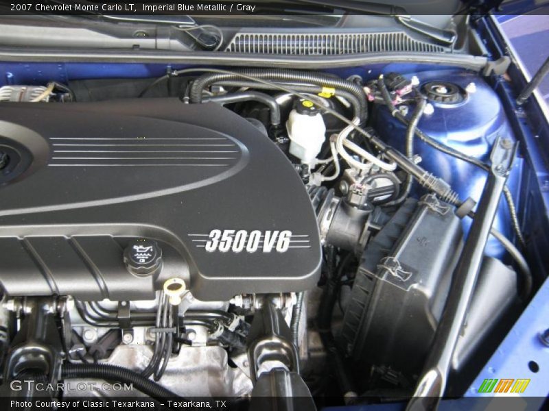 Imperial Blue Metallic / Gray 2007 Chevrolet Monte Carlo LT