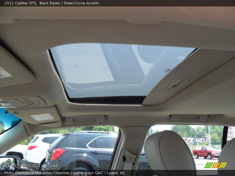 Black Raven / Shale/Cocoa Accents 2011 Cadillac DTS